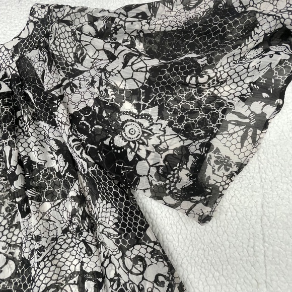 Women’s XL Grace Elements Black/Gray Shear Top - Picture 9 of 13